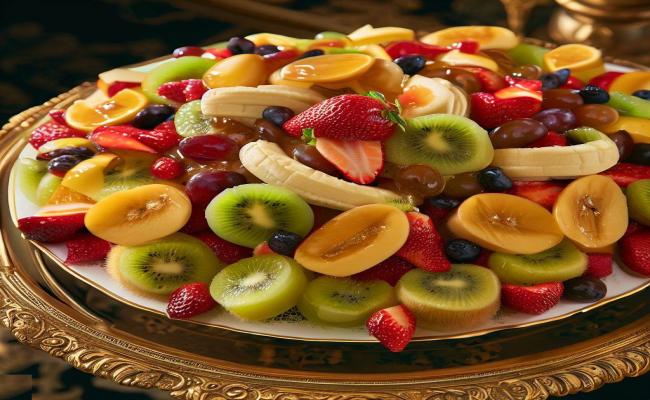 salada de frutas especial com mel