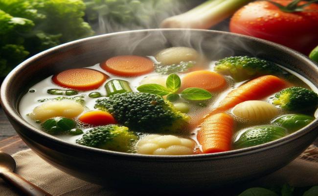 sopa de legumes detox